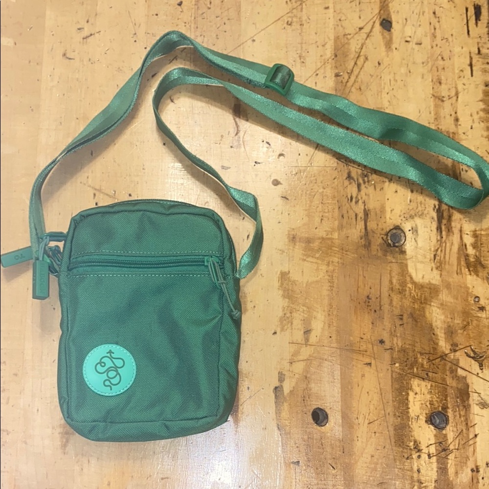 Green Baboon to the Moon Crossbody Bag